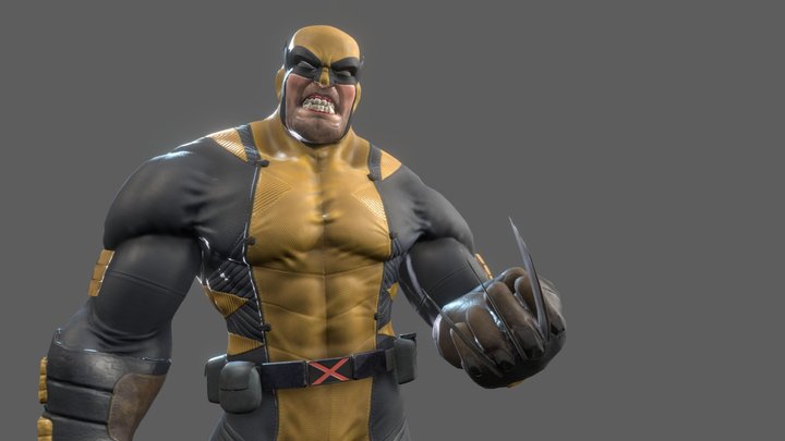 Wolvie 3D Model