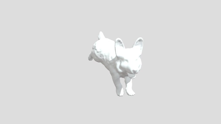 Lower Poly Corgi 3D Model