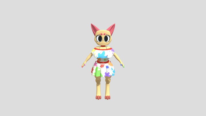 Scraps (Anthro) 3D Model