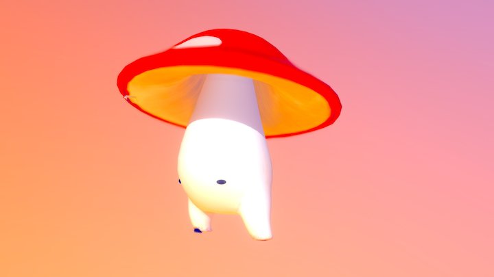 Monster Garden: Shroomer 3D Model