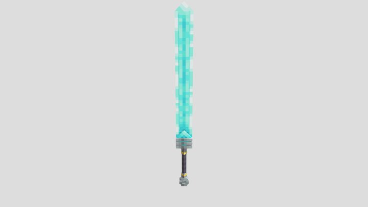Diamond_Sword 3D Model