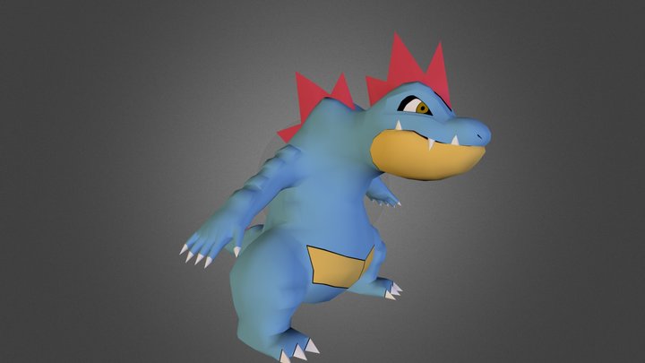 Feraligatr 3D Model