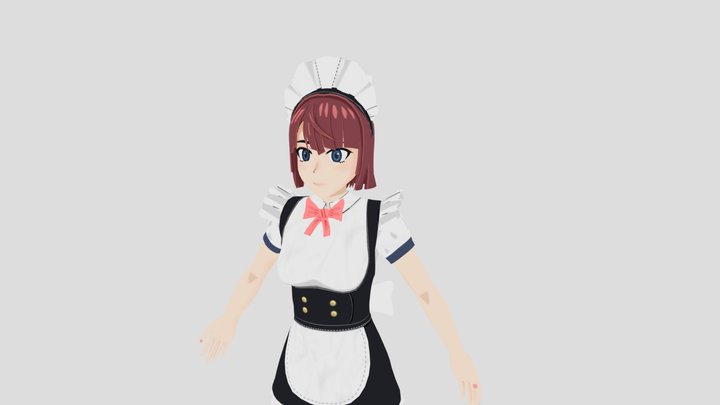 Anime_Maid 3D Model