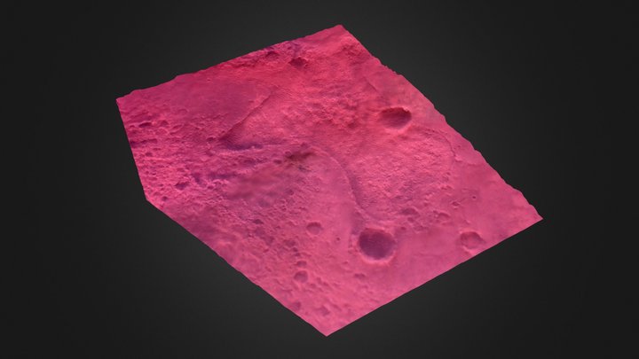 Jezero Crater - Mars 2020 3D Model