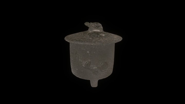 焼しめ香炉「カメルーン」 3D Model