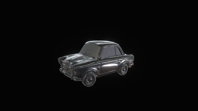 RetroCar 3D Model