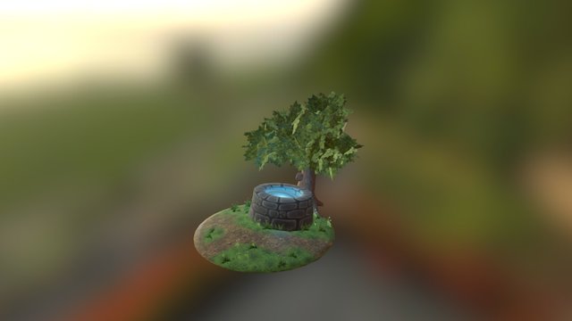 Well Scene 3D Model