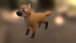 Little fox smooth 3D Model