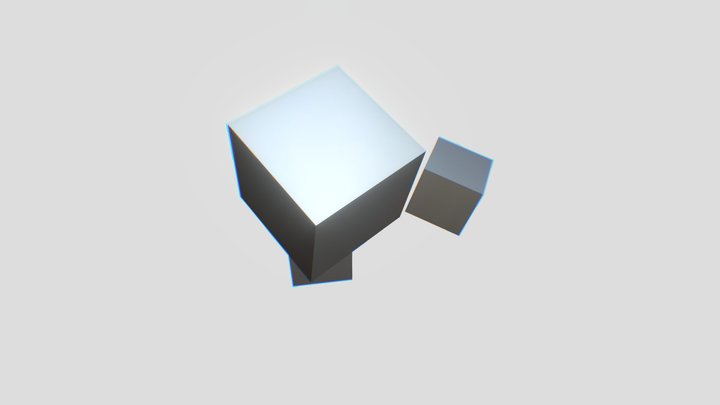 Simple Cubes 3D Model