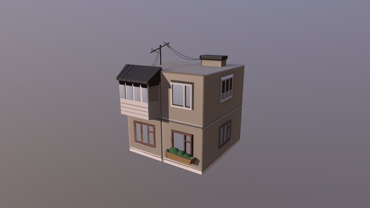 Panel House 3D Model