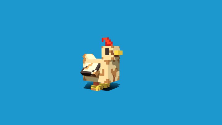 Chicken from Stardew Valley 3D Model
