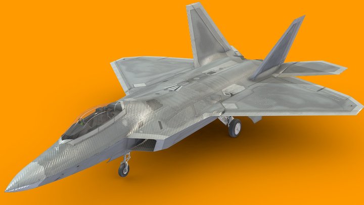 F-22 Raptor - Fighter Jet - Free 3D Model