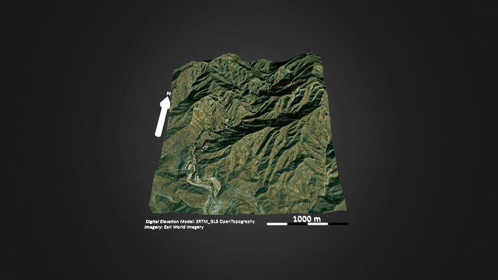 圣莲山 – Modelo 3D gratuito STL