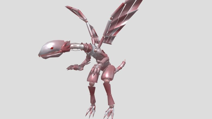 Red Eyes Animatronic Dragon - YuGiOh 3D Model