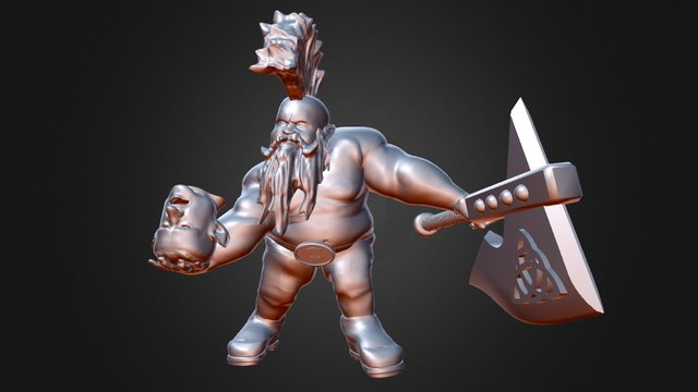 Gotrek Gurnisson 3D Model