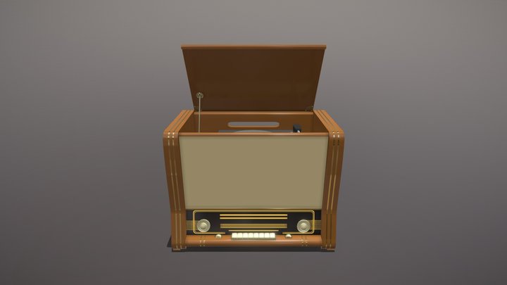 Radio Draft 4 3D Model