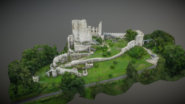 Castle of Pfeffingen Swizerland 3D Model