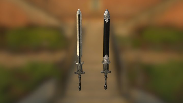 Gifts Of Akatosh Sword 3D Model