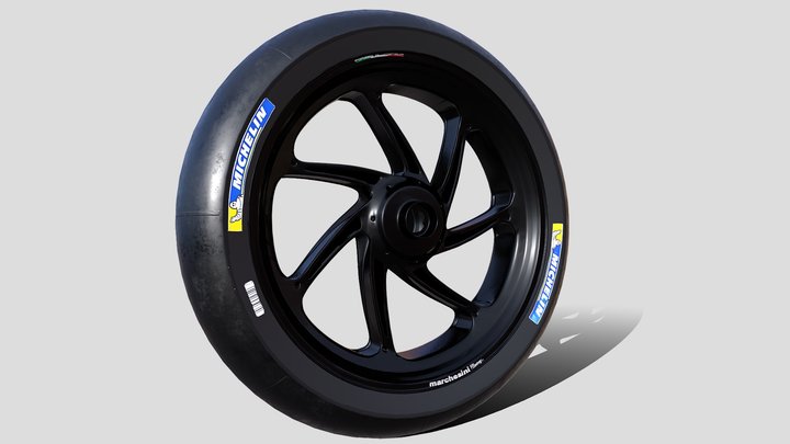 MotoGP Wheel 3D Model