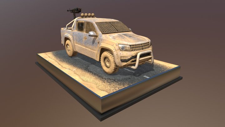 War Car 3D Model