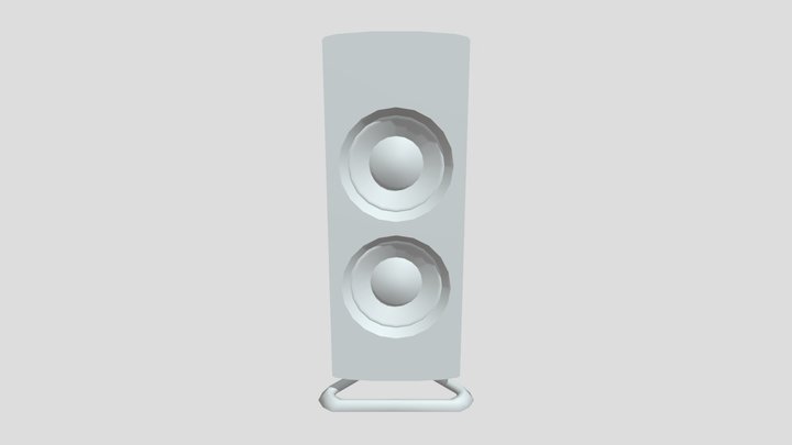 Desktop Speaker 3D Model