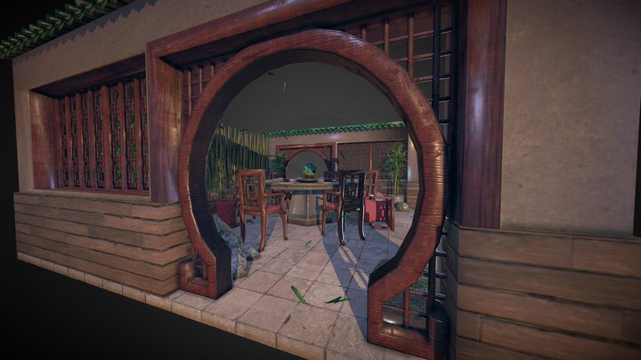 Abandonded Dining Area 3D Model