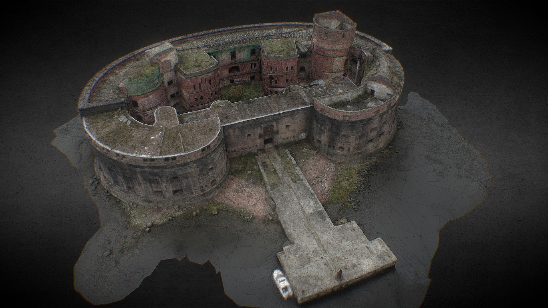 Fort Alexander I 3D model by Protohistory [5095fe8] Sketchfab