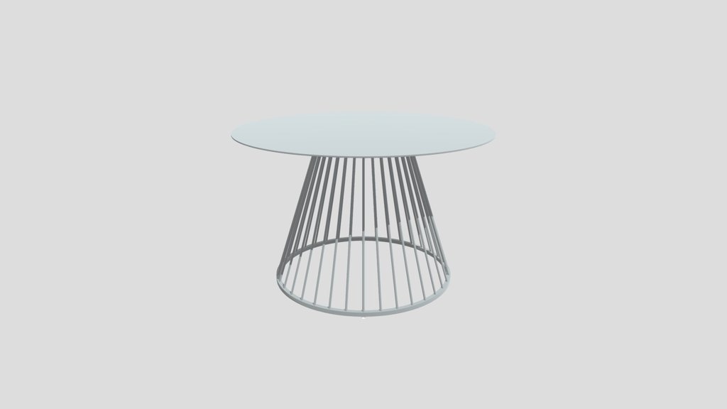 Olivier Round Glass Table