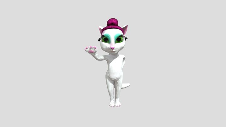Freja's Cat With A Hair In A Bun – Modèle 3D gratuit STL