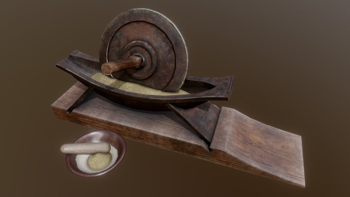 Yagen mortar 3D Model