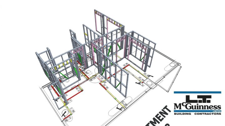 VLA Level 11 Apartmet 8 3D Model