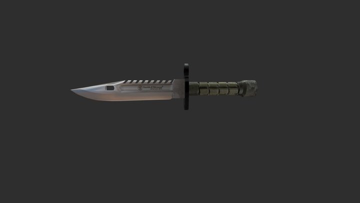 M9 Knife 3D Model