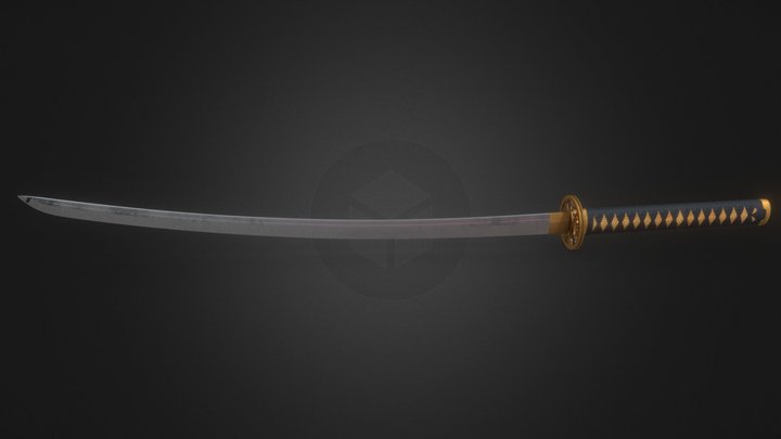 Katana Sword 3D Model