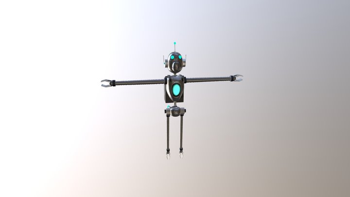Robot monkey 3D Model