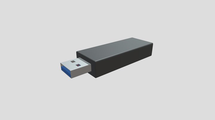 USB memory stick 3D Model