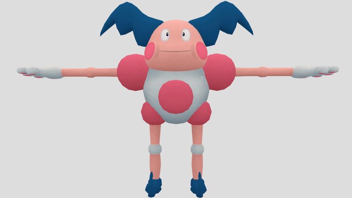 Mr. Mime 3D Model