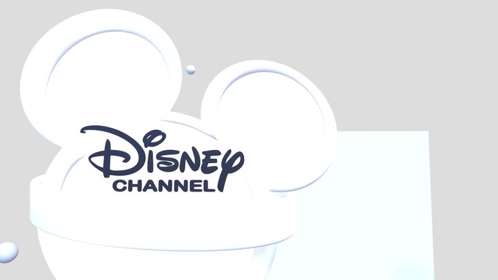 Disney Channel Original 2002-2011 Logo Remake 3D Model