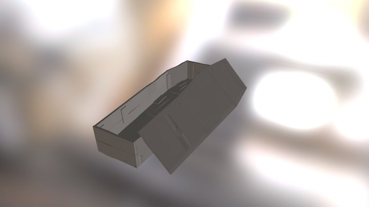 Wild West Coffin 3D Model