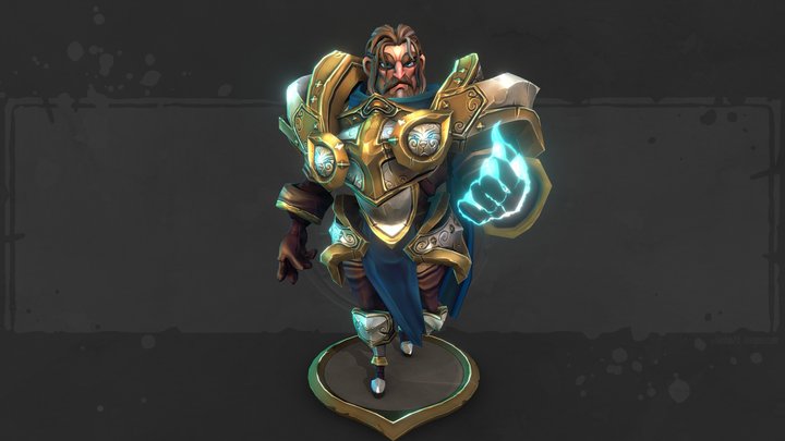 The Paladin 3D Model