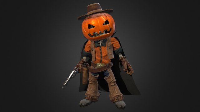 skullgunman 3D Model