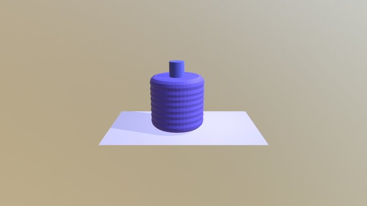 Gallon Aqua Dafa Version 3D Model