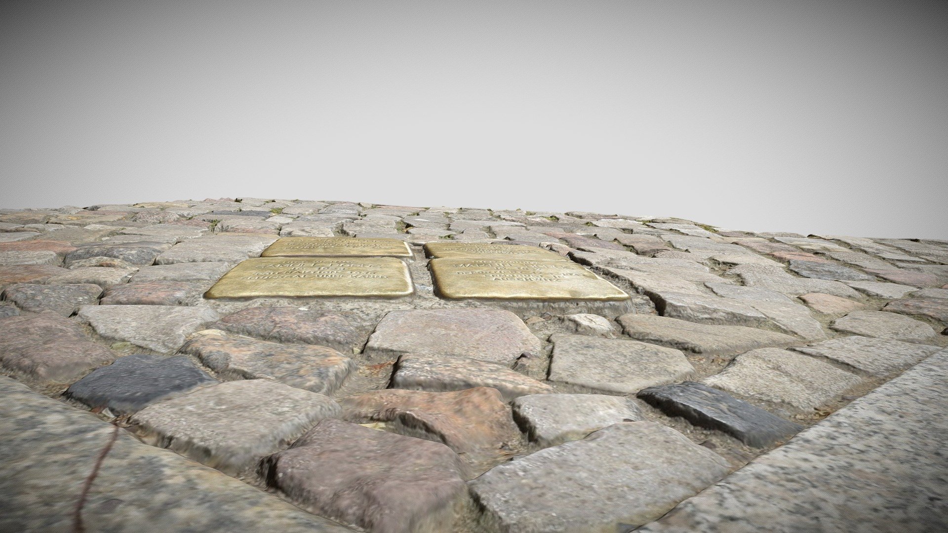 Stolpersteine — Sketchfab embed 3D viewer