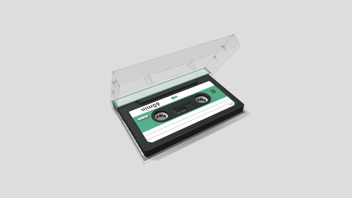 Cassete Tape 3D Model