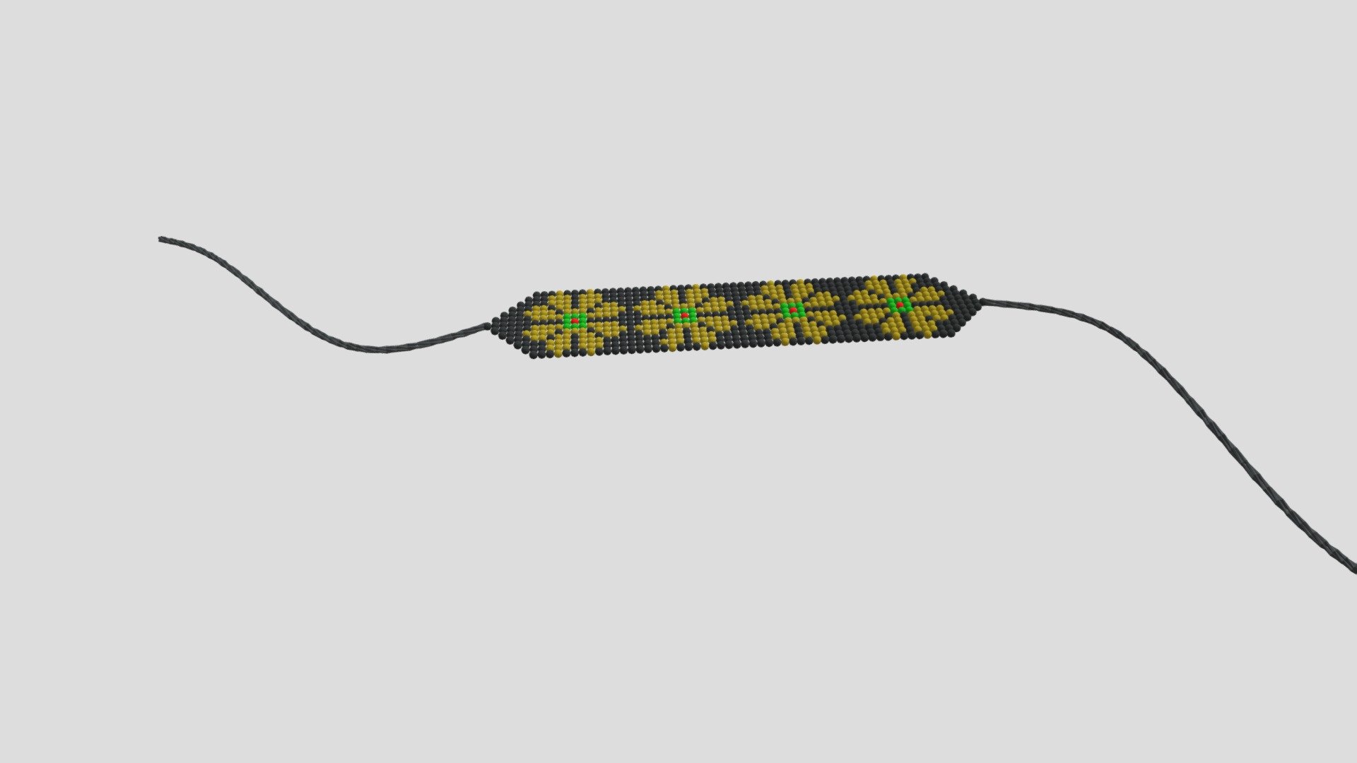 BRACELET HIBISCUS MOTIF