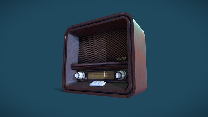 [Student Project] Vintage Radio 3D Model