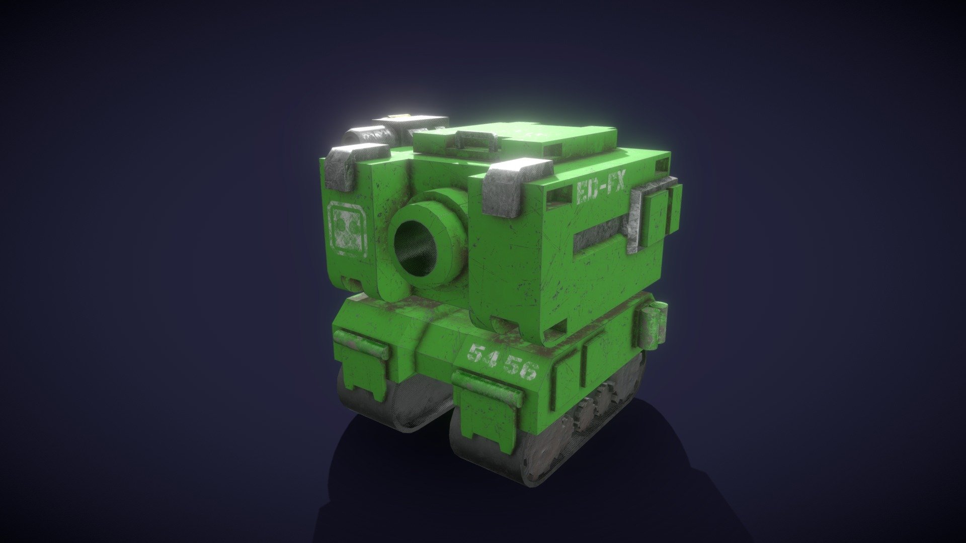 Dinky Tank - 3D model by ED_Effects [509d51a] - Sketchfab