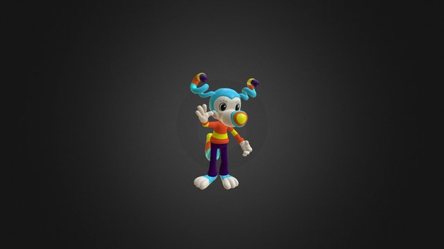 Corky Dog 3D Model
