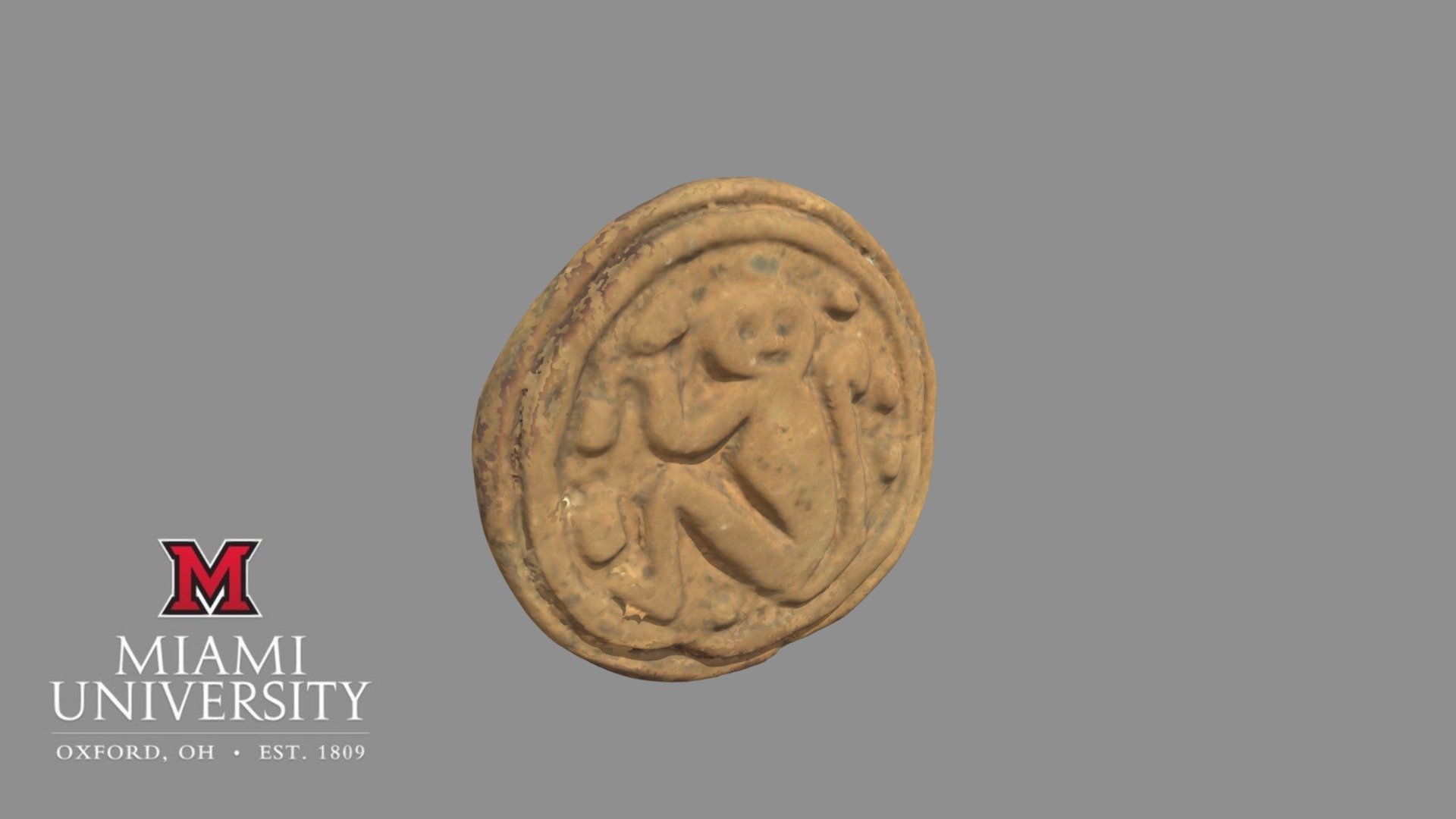 54-29 Monkey Stamp