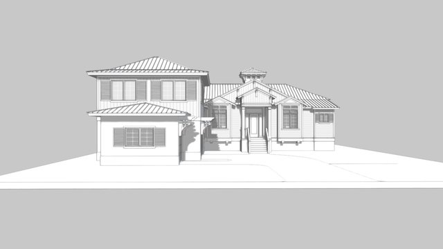 Boca Grande Custom Residence 3D Model