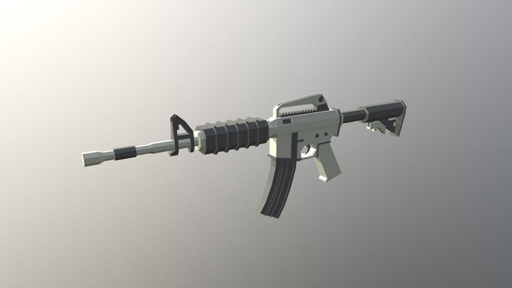 M4A1 3D Model